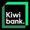 Kiwibank square logo on black
